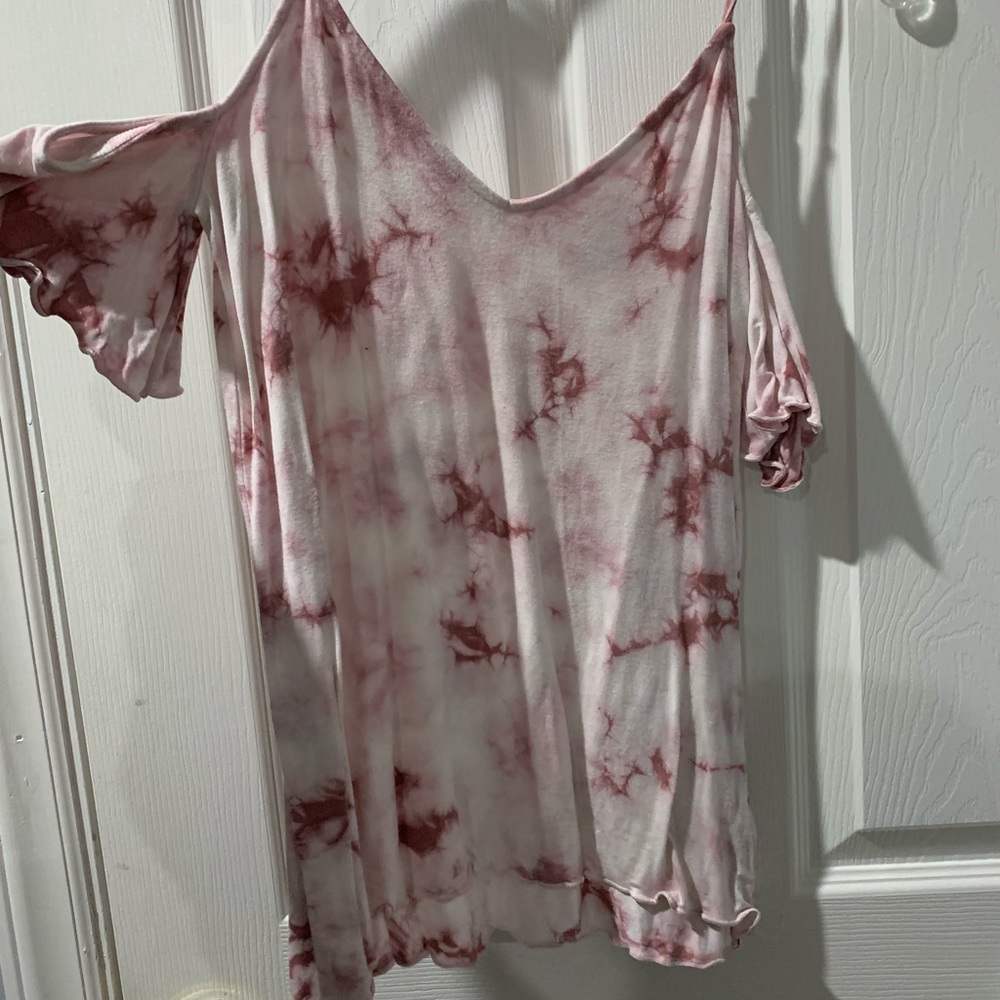 Women’s Off The Shoulder Shirt (Tie Dye)